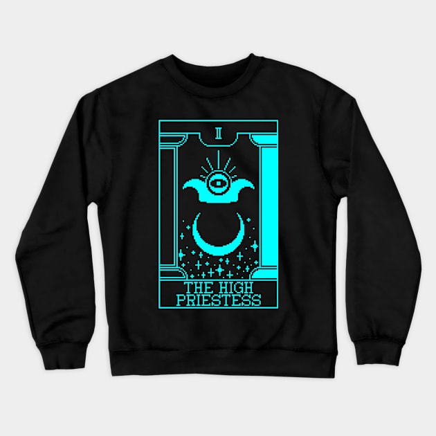 II - The High Priestess Crewneck Sweatshirt by Duckolium